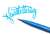 Pentel Brushpen Brush Sign Pen SES15, feine flexible Pinselspitze, Grau