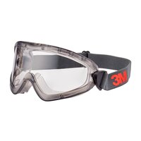 3M™ Vollsicht-Schutzbrille Serie 2890, abgedichtet, Scotchgard™ Anti-Fog-/Antikratz-Beschichtung (K&N), transparente Scheibe, 2891S-SGAF
