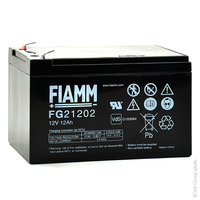 Batterie(s) Batterie plomb AGM FIAMM FG21202 12V 12Ah F6.35