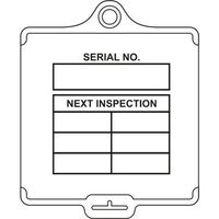 Medium asset tags - Inspection (Style B)