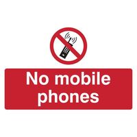 No mobile phones sign
