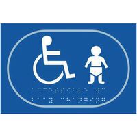 Disabled baby change graphic sign