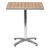 Slatted cafe furniture - Table rectangular top table