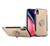 Műanyag telefonvédő (szilikon keret, asztali tartó funkció, telefontartó gyűrű, beépített fémlemez, karbon minta) ARANY [Apple iPhone XR ...