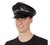 Gorra de Policía negra con lentejuelas Universal Adulto