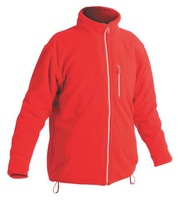 Kabát Karela polár, piros, S
