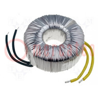 Transformer: toroidal; 450VA; 230VAC; 40V; 40V; 5.62A; 5.62A; H: 62mm