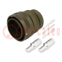Connector: military; plug; male; PIN: 5(2+3); size 32; VG95234