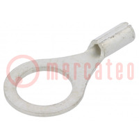 Tip: ring; M5; 0.1÷0.5mm2; crimped; for cable; non-insulated; 5.3mm