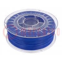 Filament: PLA; Ø: 1,75mm; blau; 200÷235°C; 1kg; Meßtoleranz: ±0,05mm