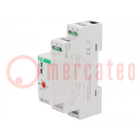 Relay: installation; bistable,impulse,inrush; SPDT; 16A; -25÷50°C