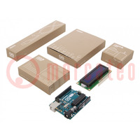 Arduino; penaansluiting,ICSP,USB B,voor voeding; 5VDC