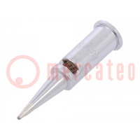 Tip; conical; 1mm; for soldering iron