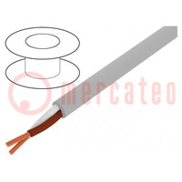 Przewód; ELITRONIC® LIYY; 2x0,5mm2; nieekranowany; 250V; Cu; linka