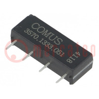 Relé: relé reed; SPST-NO; Uinductor: 5VDC; 500mA; max.200VDC; 10W