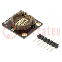 Module: RTC; DS3231M; I2C; 3.3÷5.5VDC; RTC battery,pin strips