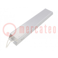 Resistor: wire-wound; with heatsink; 30Ω; 500W; ±5%; 335x60x30mm