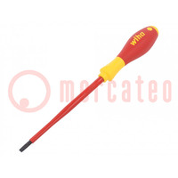 Screwdriver; insulated; slot; SL 4,5; 125mm; SoftFinish® electric