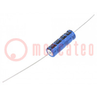 Capacitor: electrolytic; THT; 470uF; 40VDC; Ø10x30mm; ±20%; 8000h