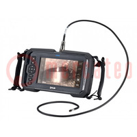 Inspektionskamera; Display: LCD 7"; IP54; -10÷60°C; 530x305x155mm