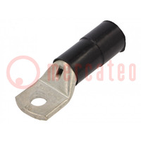 Terminale: occhiello con tubo; M12; Ø: 12,5mm; 150mm2; da crimpare