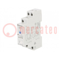 Tijdrelais; 0,1s÷24h; SPDT; 12÷240VAC; 12÷240VDC; 80; op DIN-rail