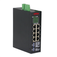 ROLINE Industriële Gigabit Ethernet Switch, 8 poorten, Web Managed