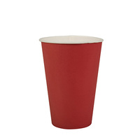 20 Trinkbecher, Pappe 0,2 l Ø 7 cm · 9,7 cm rot. Material: Pappe. Farbe: rot