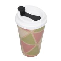 Detailansicht Coffee mug "PremiumPlus", pink/black