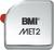 Taschenbandmaß MET versch 2mx13 mm BMI