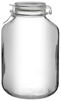 Bügelverschlussglas Fido Herm; 4957ml, 17.5x27.9 cm (ØxH); transparent; 6