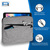 PEDEA Tablet Tasche 10,1-11 Zoll (25,6-27,96 cm) FASHION Schutz Hülle mit Zubehörfach, grau/schwarz