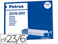 GRAPAS PETRUS Nº 23/6 CAJA DE 1000 UNIDADES