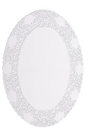 Tortenspitzen oval ST-3093, 26x35 cm, weiß