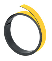 Magnetband, beschriftbar, 1000 mm x 15 mm, gelb