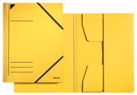 Eckspannermappe, A4, Füllhöhe 350 Blatt, Pendarec-Karton, gelb