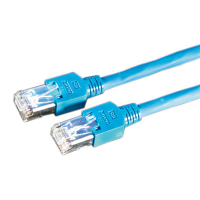 Draka Comteq SFTP Patch cable Cat5e, Blue, 1m netwerkkabel Blauw