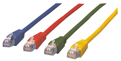 MCL Cable RJ45 Cat5E 10.0 m Red câble de réseau Rouge 10 m