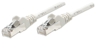 Intellinet Network Patch Cable, Cat5e, 2m, Grey, CCA, F/UTP, PVC, RJ45, Gold Plated Contacts, Snagless, Booted, Lifetime Warranty, Polybag