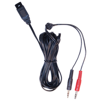 VXi 1030 QD audio cable 2 x 3.5mm Black