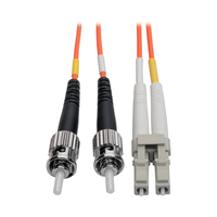 Tripp Lite N318-10M kabel InfiniBand / światłowodowy LC ST OFNR Pomarańczowy