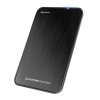 Sharkoon QuickStore Portable USB 3.1 HDD / SSD-Gehäuse Schwarz 2.5 Zoll