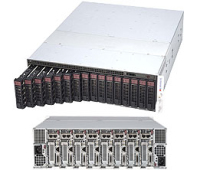 Supermicro SYS-5038MR-H8TRF Server-Barebone Intel® C612 LGA 2011 (Socket R) Rack (3U) Schwarz
