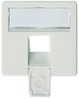 Telegärtner 100020623 veiligheidsplaatje voor stopcontacten Wit