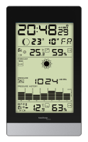 Technoline WS 9050 digital weather station Black, Silver