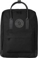 Fjällräven Kånken No.2 Rucksack Schwarz Baumwolle, Leder, Polyester