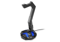 Sharkoon X-Rest 7.1 Actieve houder Hoofdtelefoons, Headset Zwart