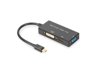 Digitus AK-340419-002-S video átalakító kábel 0,2 M Mini DisplayPort DVI-D Fekete