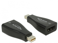 DeLOCK 65864 Kabeladapter Displayport HDMI-A Schwarz