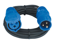 REV 577710555 power extension 5 m 1 AC outlet(s) Indoor/outdoor Black, Blue